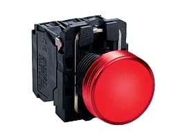Schneider Electric XB5AVB4, Punainen, IP66, CSA, 24 V, 2,2 cm