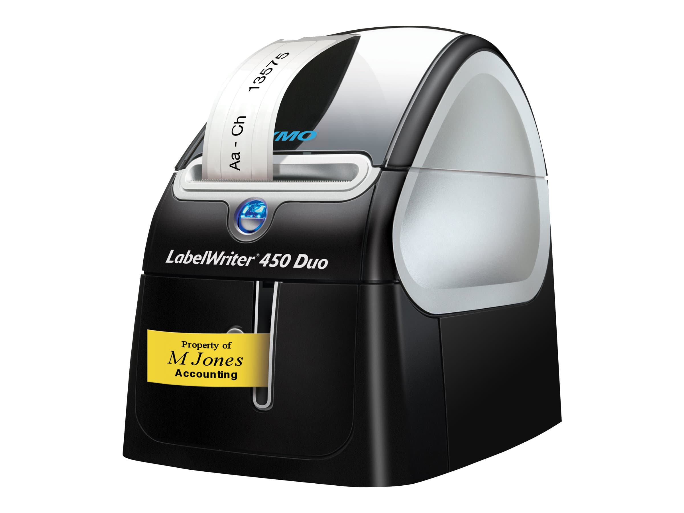 DYMO LabelWriter™ 450 DUO, D1, Lämpösiirto, 600 x 300 DPI, Musta, Hopea