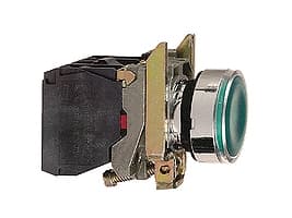 Schneider Electric XB4BW33M5 Lystrykknap 600 V 6 A Tastende (L x B x K) 57 x 30 x 47 mm IP66, IP67, IP69 , IP69K 1 stk 1 stk