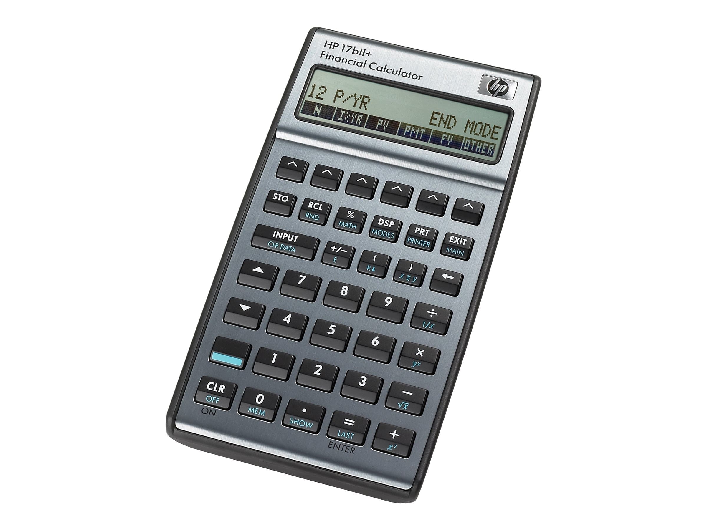 HP 17bII+ - Taloudellinen laskin - akku