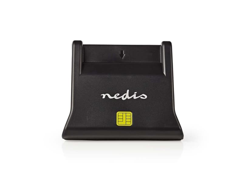 Nedis CRDRU2SM3BK, SmartMedia, musta, akryylinitriilibutadieenistyreeni, USB 2.0, 81 mm, 63 mm