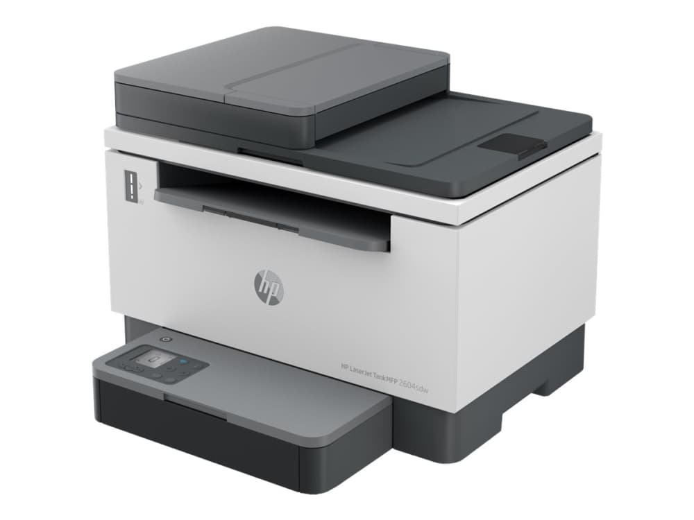 HP LaserJet Tank MFP 2604sdw - Monitoimitulostin - S/H - laser - uudelleenladattava - 216 x 297 mm (originaali) - A4/Legal (tulostusmateriaali) - enintään 14 sivua/min (kopiointi) - enintään 22 sivua/min (tulostus) - 250 arkkia - USB 2.0, LAN, Wi-Fi(n), Bluetooth