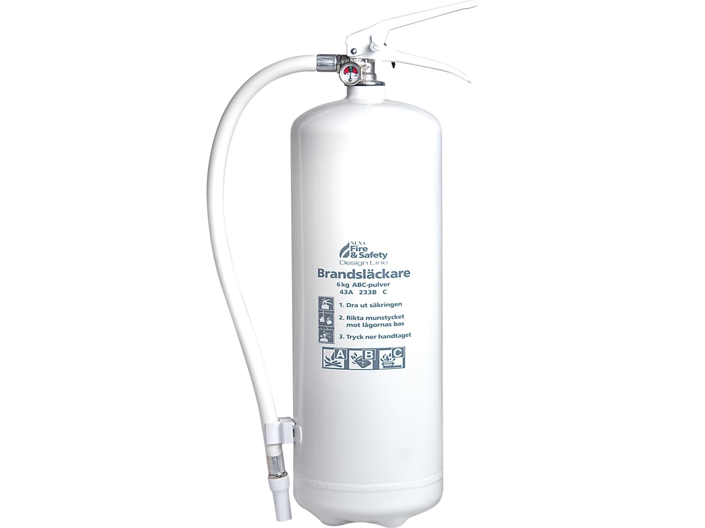 Brandsläckare Vit 6kg 43A