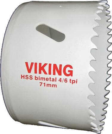 VIKING Reikäsaha, toimitetaan ilman pidikettäLeikkaussyvyys 38mmAukon halkaisija 75mm
