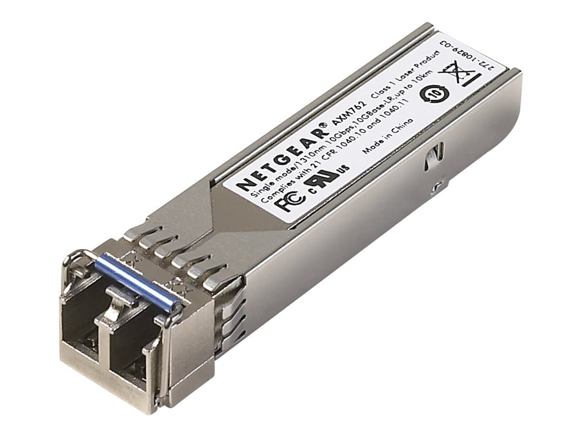 NETGEAR ProSafe AXM762 - SFP+ transceiver modul - 10 GigE - 10GBase-LR - LC enkelttilstand - op til 300 m - 1310 nm (pakke med 10)