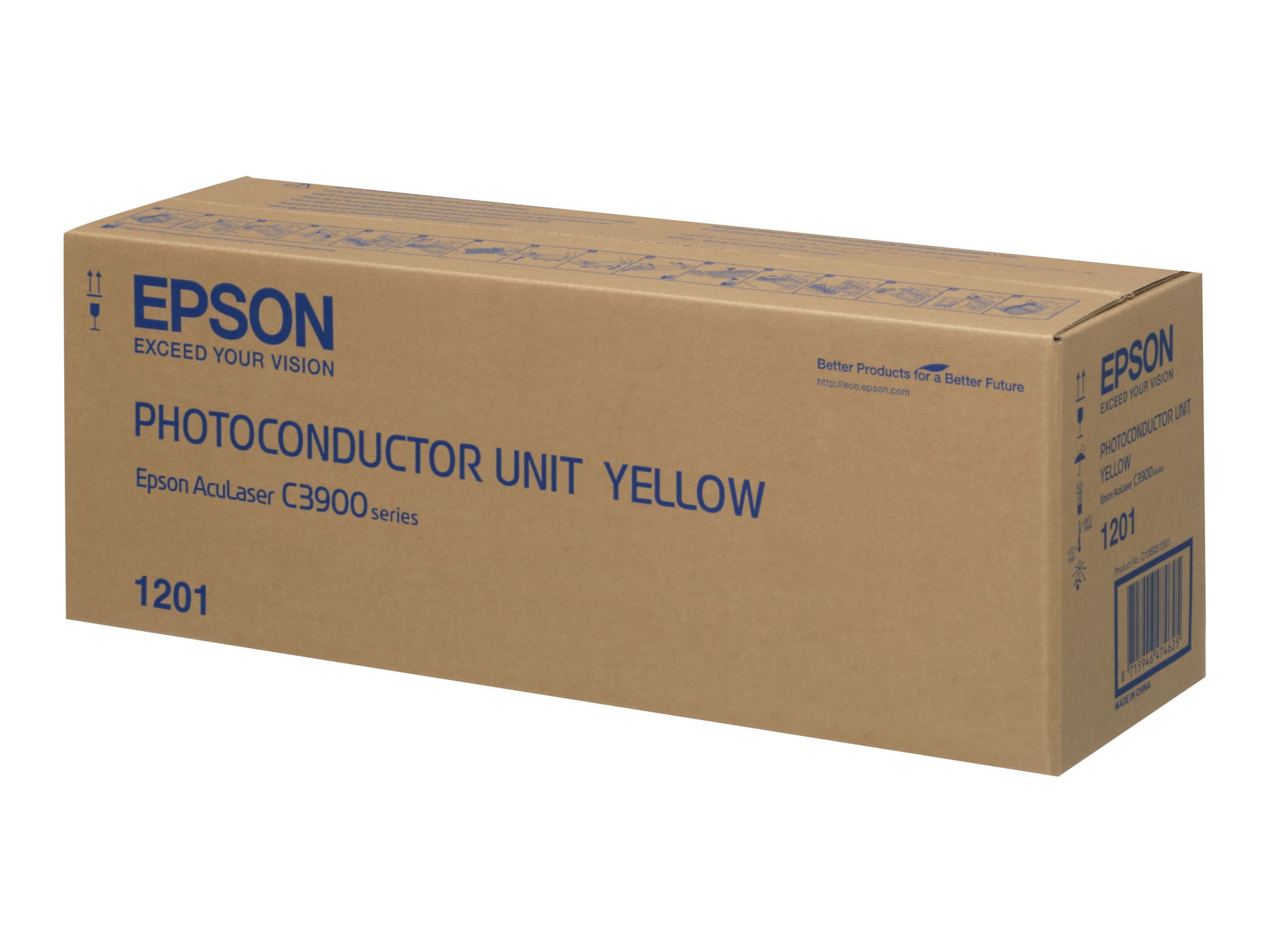 Epson AL-C3900N/CX37DN-sarjojen rumpuyksikkö keltainen 30k, 30000 sivua, Keltainen, 1 kpl
