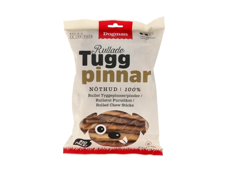 DOGMAN Tyggepinde 9-10mm 100-pack 100-pack