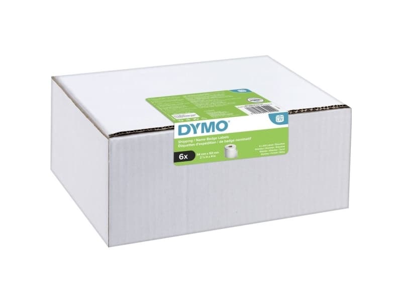 DYMO LW - Lähetys- ja nimitarrat - 54 x 101 mm - 2093092, Valkoinen, Itse kiinnittyvä tulostintarra, Paperi, Kiinteä, Suorakulmio, LabelWriter