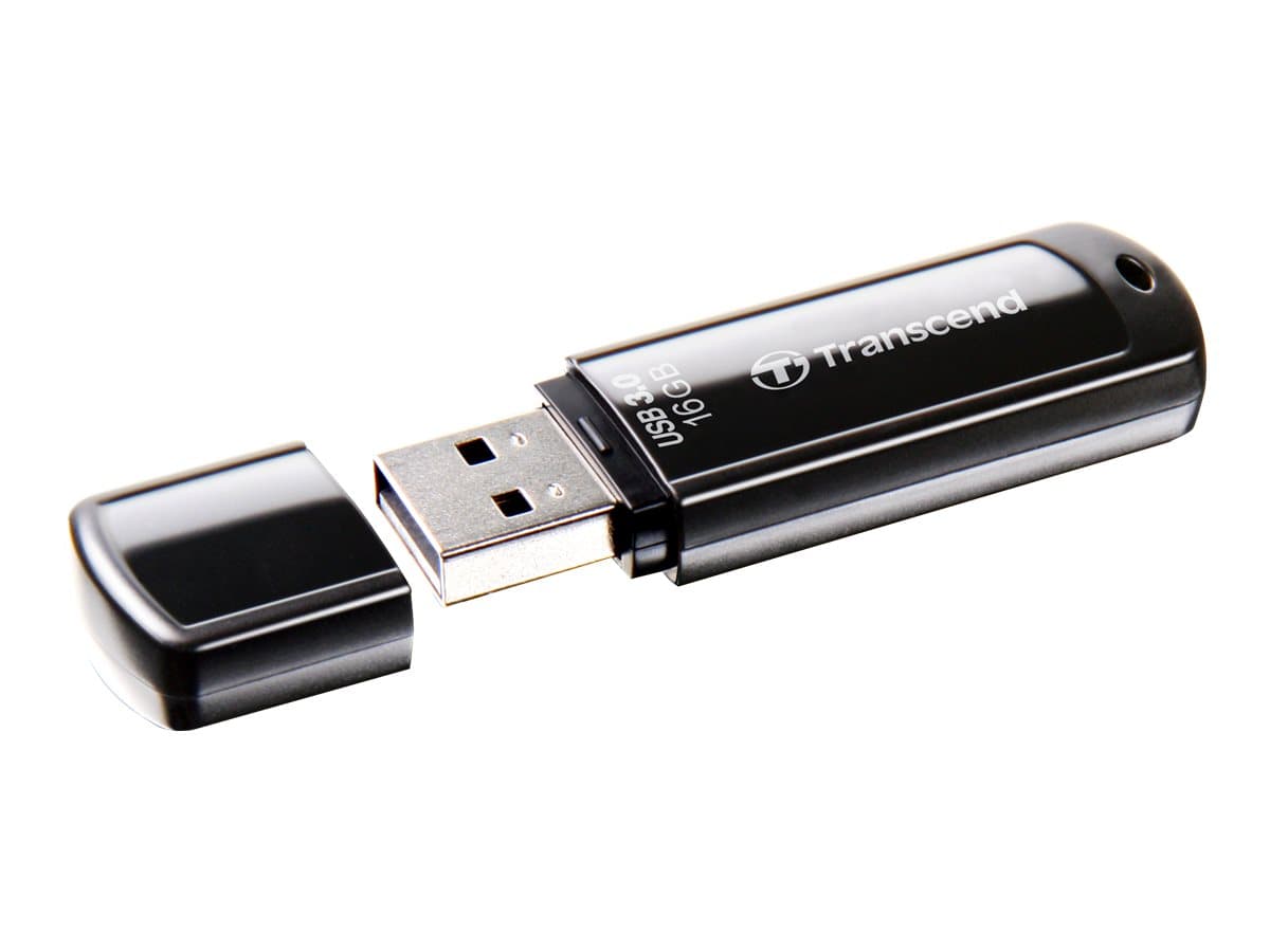 Transcend JetFlash 700, 16 GB, USB A-tyyppi, 3.2 Gen 1 (3.1 Gen 1), Suojus, 8,5 g, Musta