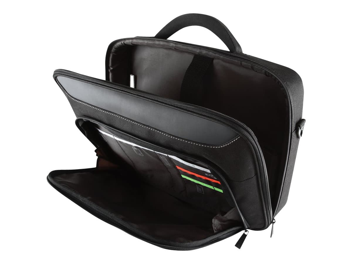 Targus Classic+ Clamshell - Kantolaukku kannettavalle - 15 - 15,6 - musta, punainen