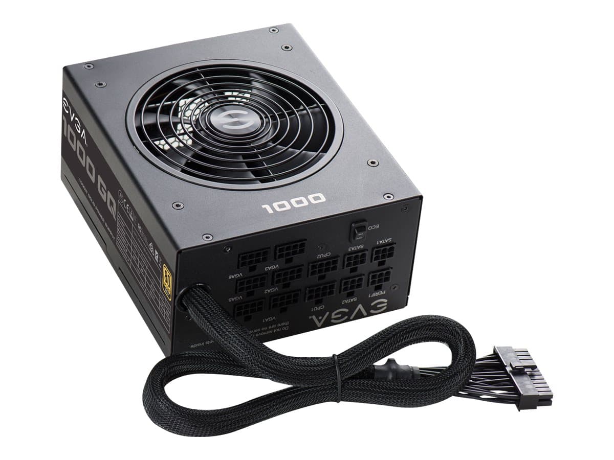 EVGA 1000GQ, 1000 W, 100 - 240 V, 50 - 60 Hz, 16 A, Aktiivinen, 120 W