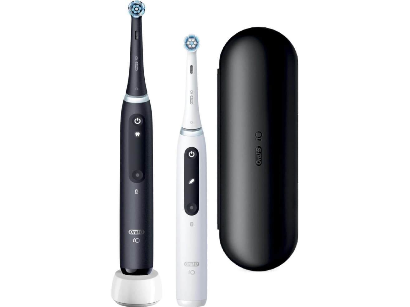Braun Oral-B iO Series 5 musta/valkoinen hammasharja 415121 (415121) 2. käsikappaleen kanssa