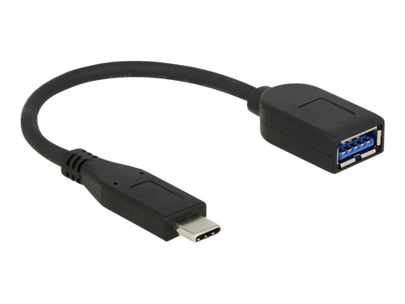 Delock Premium - USB-sovitin - USB Type A (hun) til USB-C (han) - USB 3.1 Gen 2 - 10 cm - lajittelu - lajittelu