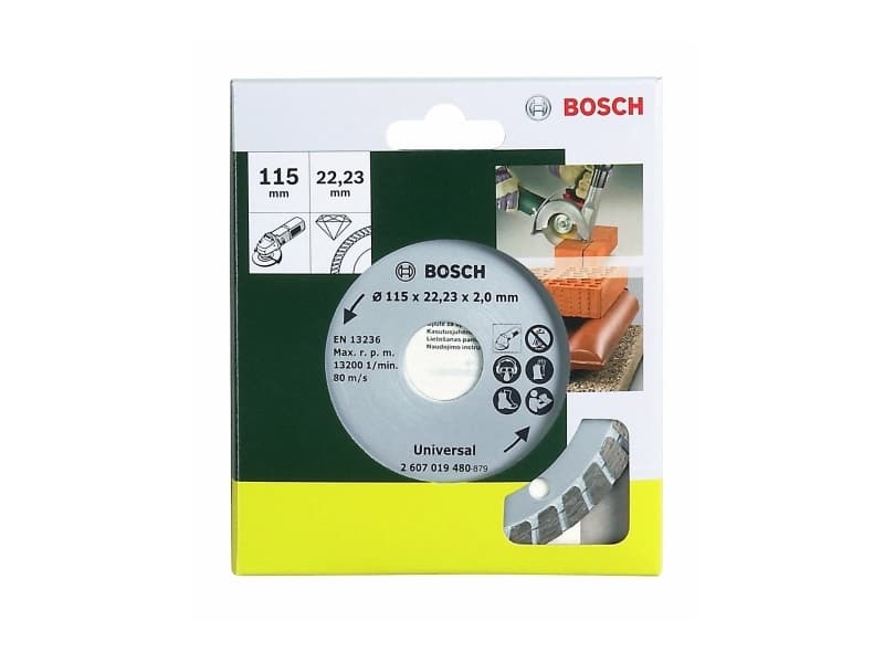 Bosch-tarvikkeet 2607019480 Timanttinen leikkuukiekko 1 kpl