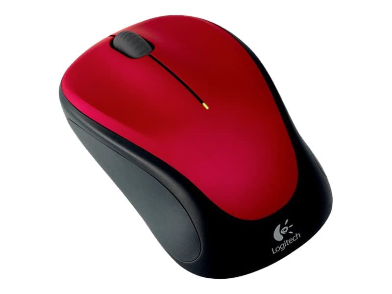Logitech LGT-M235R, Molempikätinen, Optinen, Langaton RF, Punainen