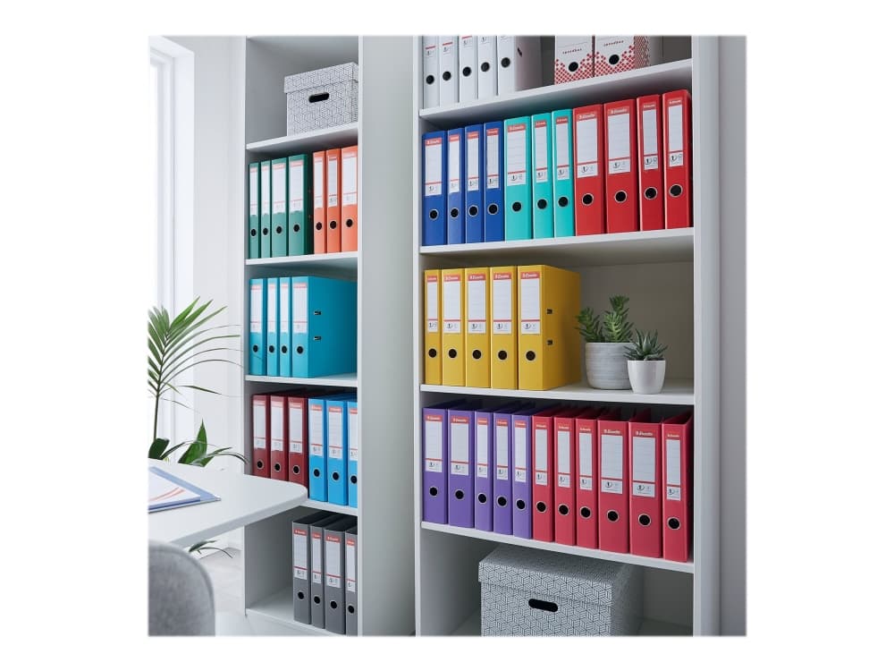 Esselte No.1 mappi PP, 30% kierrätettyä PP-materiaalia, A4, Muovi, Turkoosi, Kuvioitu pinta, 500 arkkia, 500 g/m²
