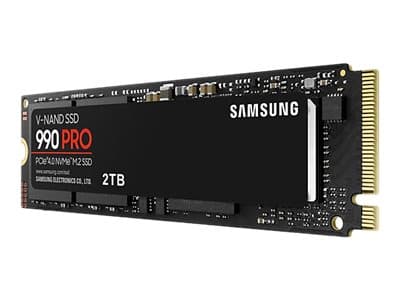 Samsung 990 PRO MZ-V9P2T0BW - SSD - krypteret - 2 TB - sisäinen - M.2 2280 - PCIe 4.0 x4 (NVMe) - 256-bittinen AES - TCG Opal Encryption 2.0