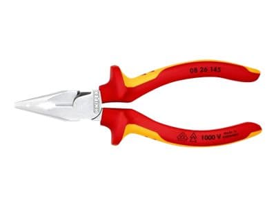 Knipex 0826145, Kärkipihdit, Metalli, Muovi, Oranssi, Punainen, 145 mm, 145 g