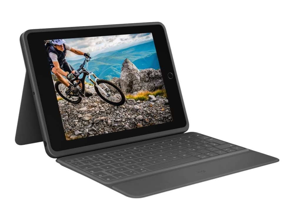Logitech Rugged Folio, QWERTY, Kansainvälinen (US), 1,8 cm, 1,2 mm, Apple, iPad (10th gen) Model: A2696, A2757, A2777