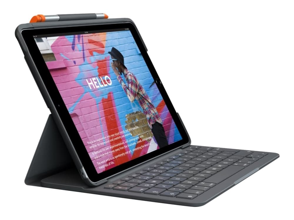 Logitech Slim Folio, QWERTY, Tanska, Suomi, Norjalainen, Ruotsi, 1,8 cm, 1 mm, Apple, iPad (10th gen) Model: A2696, A2757, A2777