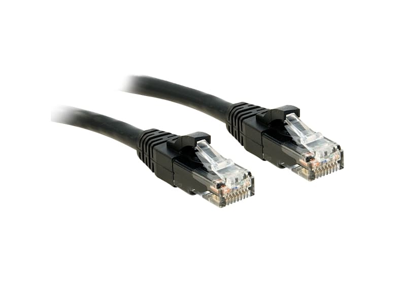 Lindy 48082, 10 m, Cat6, U/UTP (UTP), RJ-45, RJ-45, Musta