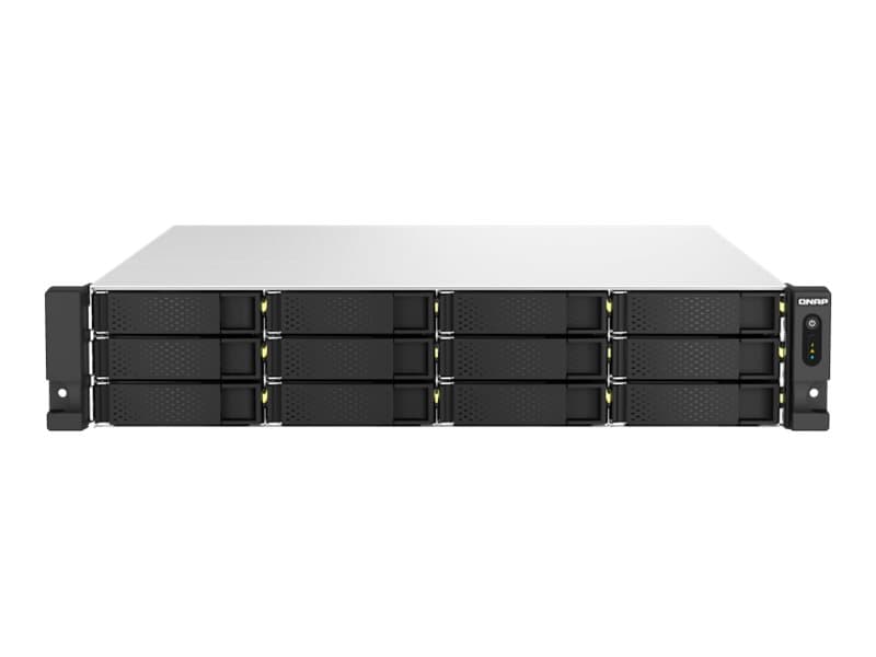 QNAP TS-H1887XU-RP, NAS, Teline ( 2U ), Intel Xeon E, E-2336, Musta, Valkoinen