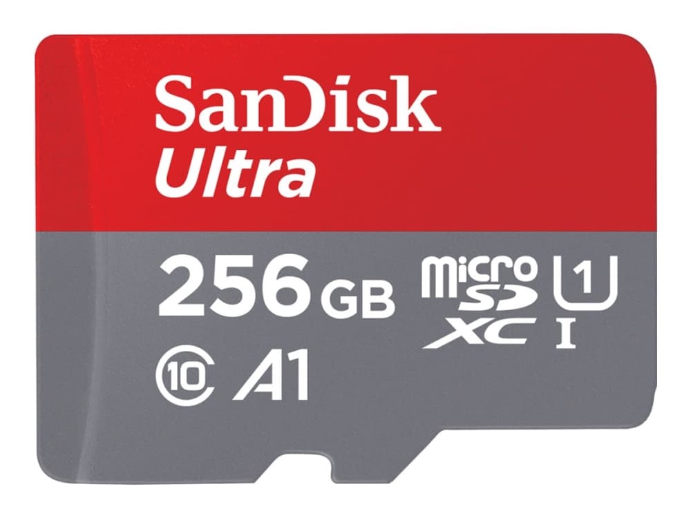 SanDisk Ultra - Flash-muistikortti (microSDXC-SD-sovitin mukana) - 256 GB