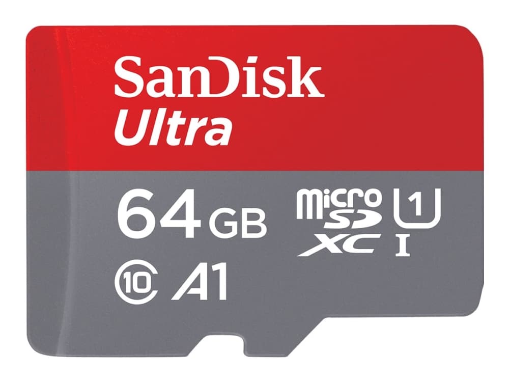 SanDisk Ultra - Flash-muistikortti (microSDXC-SD-sovitin mukana) - 64 GB