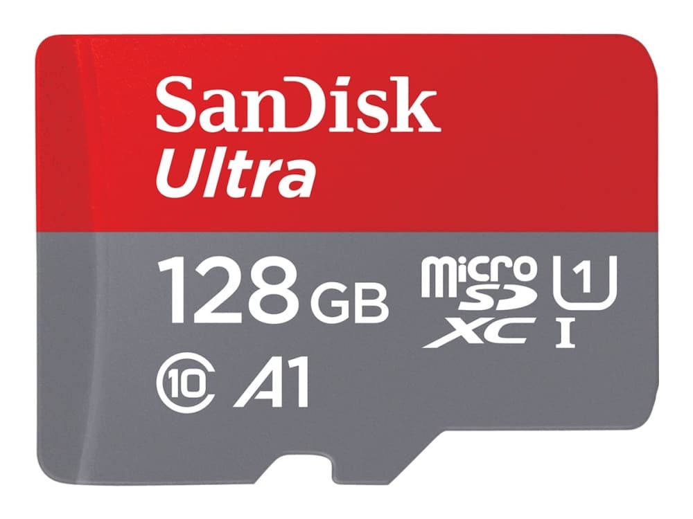 SanDisk Ultra - Flash-muistikortti (microSDXC-SD-sovitin mukana) - 128 GB