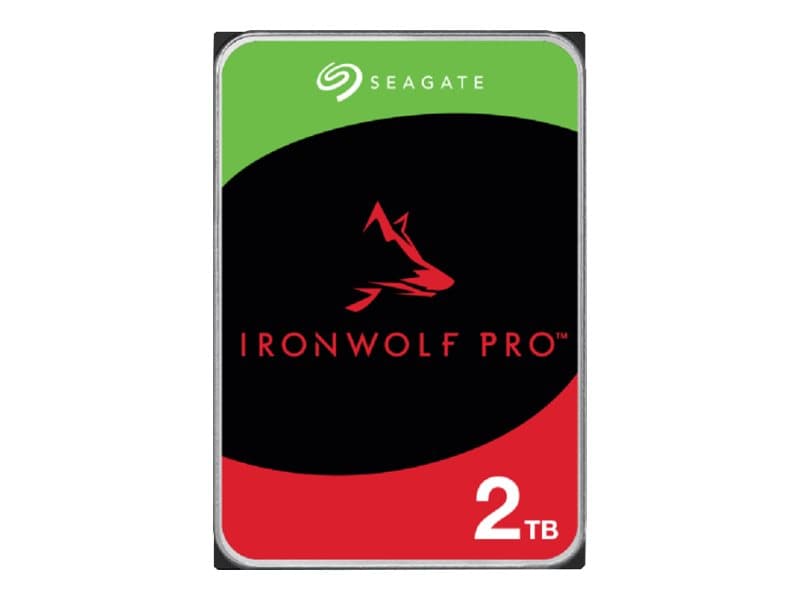 Seagate IronWolf Pro ST2000NT001 - Kiintolevy - 2 TB - sisäinen - 3,5 - SATA 6Gb/s - 7200 rpm - puskuri: 256 MB - 3 vuoden Seagate Rescue Data Recovery -paketin kanssa
