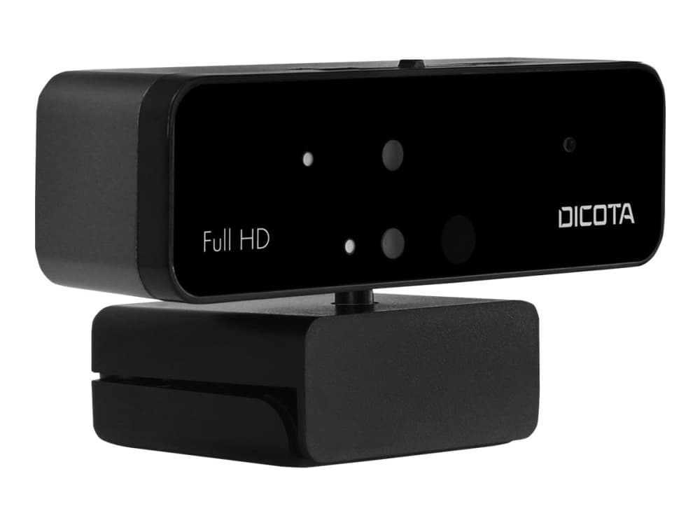 Dicota D31892, 1902 x 1080 pikseliä, Full HD, 30 fps, USB, Musta, Klipsi/jalusta