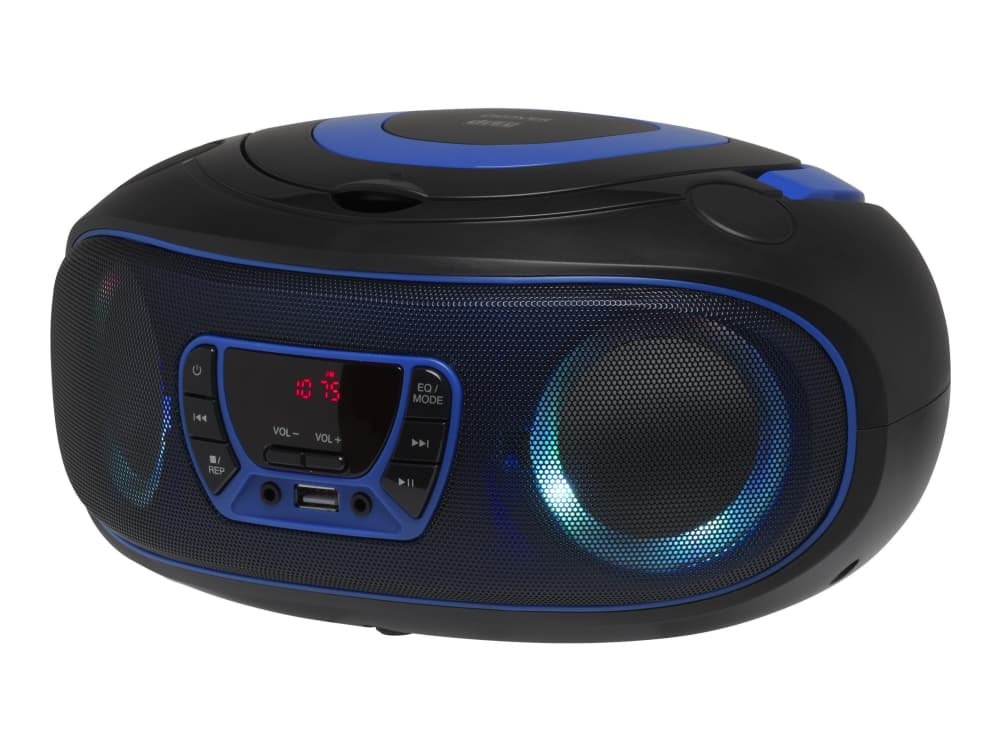 Denver TCL-212BT BLUE, 1,19 kg, Musta, Sininen, Kannettava CD-soitin