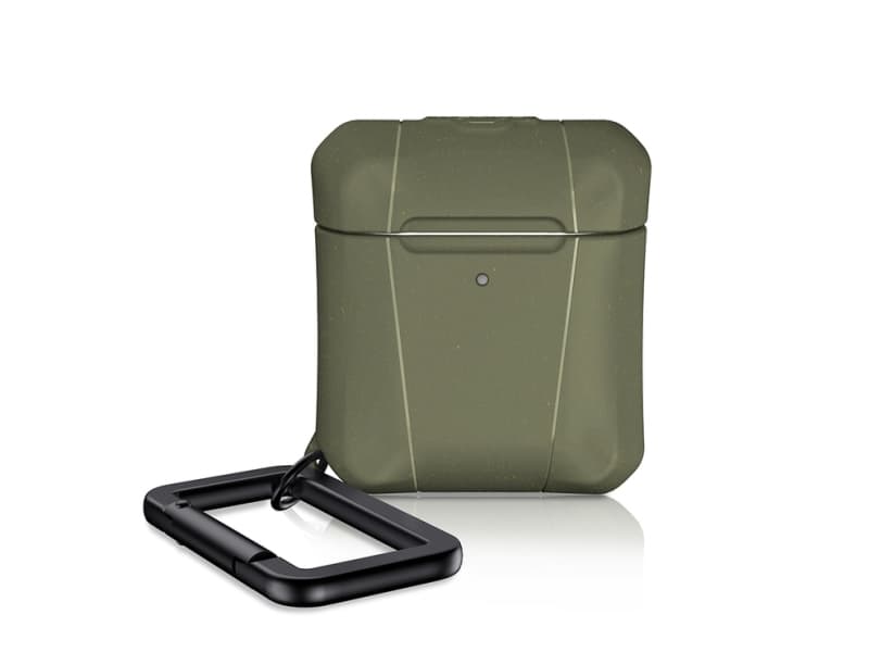 ITSKINS FERONIABIO-suojus AirPods®:lle (1. ja 2. sukupolvi). Khakinvihreä