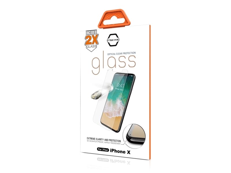 ITSKINS 2-i-1 glas-kit till iPhone XS/X®