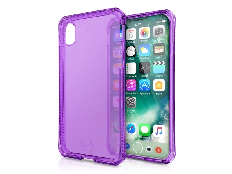 ITSKINS SPECTRUM CLEAR suojus iPhone XS / X®. Lilla
