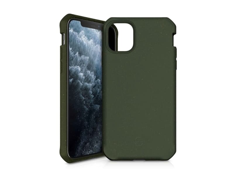 ITSKINS FERONIABIO suojakuori iPhone 11 Pro Max / XS Max®:lle. Khakinvihreä