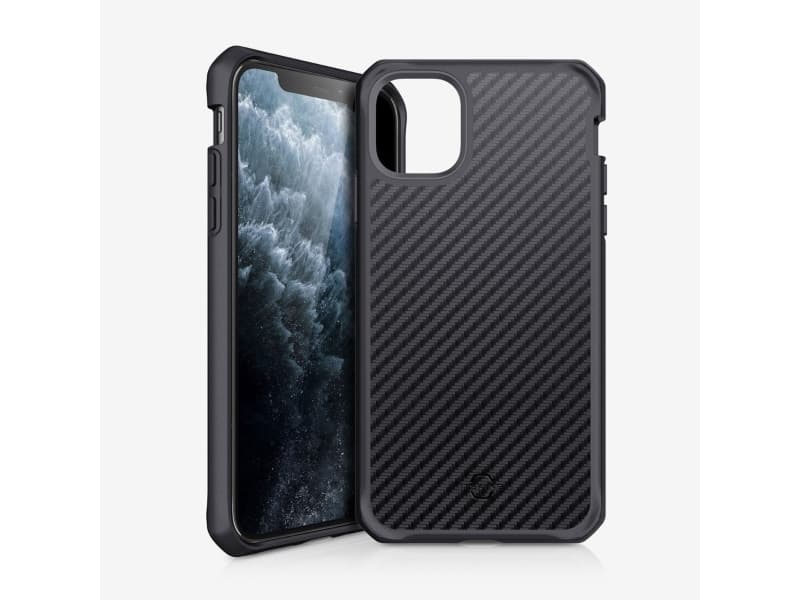 ITSKINS HybridFusion, Suojus, Apple, iPhone 11 Pro, 14,7 cm (5.8), Hiili