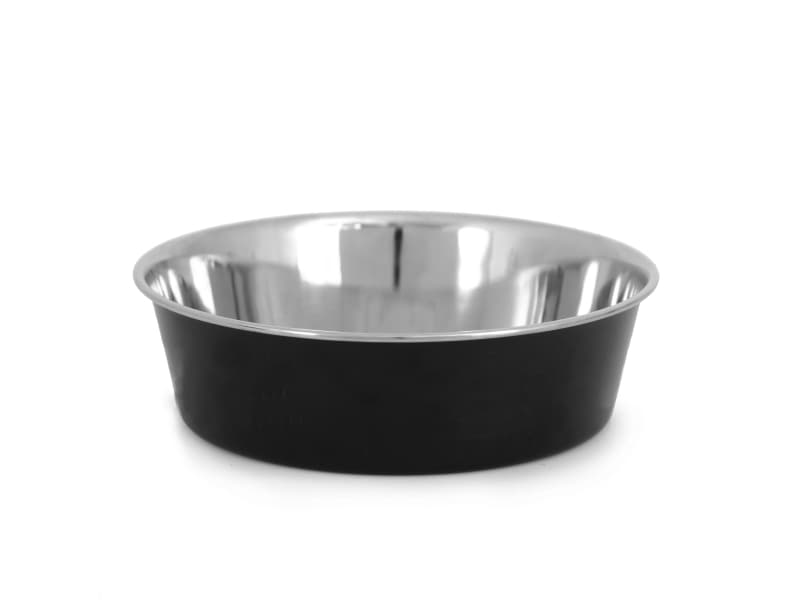 DOGMAN Ruokakuppi ruostumatonta terästä Heavy Musta