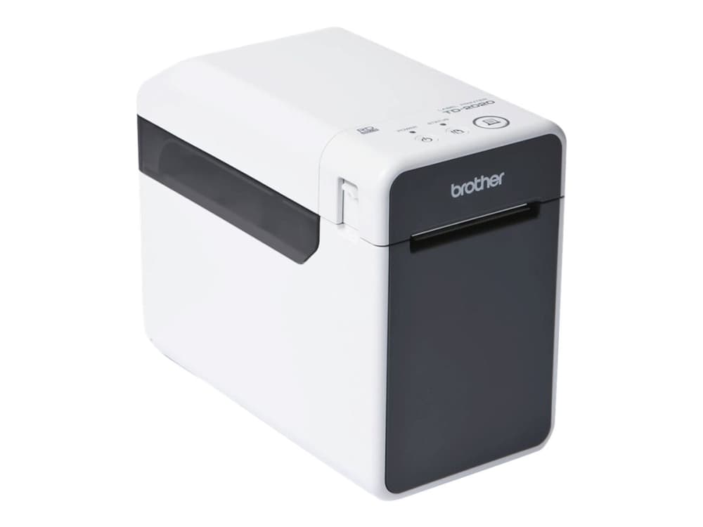 Brother TD-2020A, Suoralämpö, 203 x 203 DPI, 152,4 mm/s, Langallinen, Valkoinen