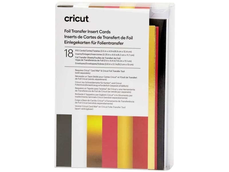 Cricut Insert Cards FOIL Royal Flush R10 (8,9 x 12,4 cm) 18-pack