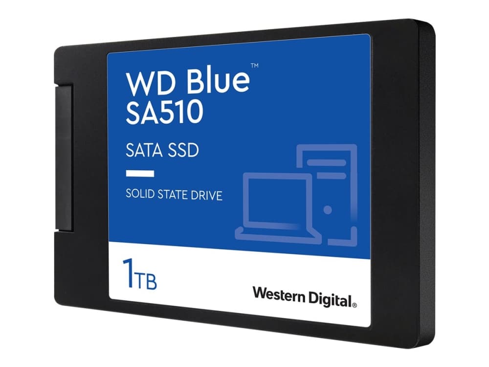 WD Blue SA510 - SSD-levy - 1 TB - sisäinen - 2,5 - SATA 6Gb/s