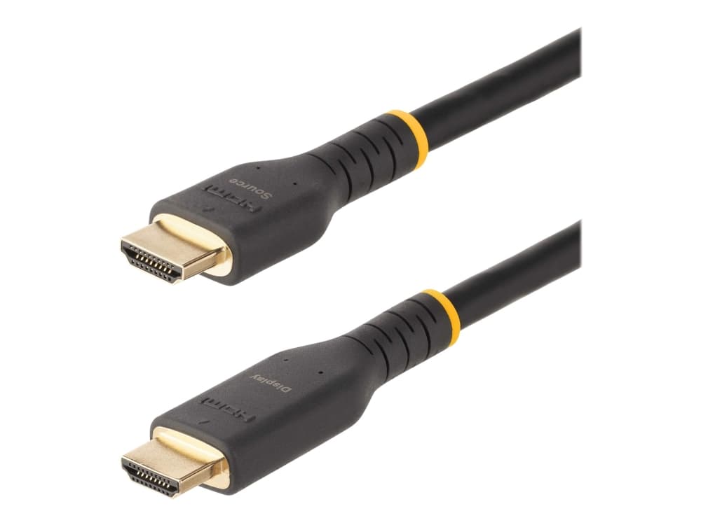 StarTech.com 30ft (10m) aktiivinen HDMI-kaapeli w/ Ethernet - HDMI 2.0 4K 60Hz UHD - Kestävä HDMI-kaapeli w/ Aramid-kuitu - Kestävä nopea HDMI-kaapeli - Raskas HDMI 2.0-kaapeli - Nopea - HDMI-kaapeli med Ethernet - HDMI han til HDMI han - 10 m - lajittelu