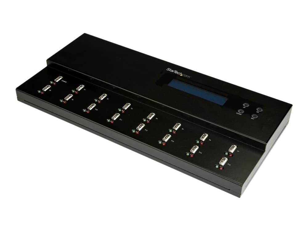 StarTech.com Standalone USB Duplicator - USB Duplicator and Eraser - USB 3.0, 2.0, 1.1 - 1:15 USB Flashdrive - USB Thumb Drive (USBDUPE115) - USB-aseman kopiointilaite - 15 paikkaa - TAA-yhteensopiva