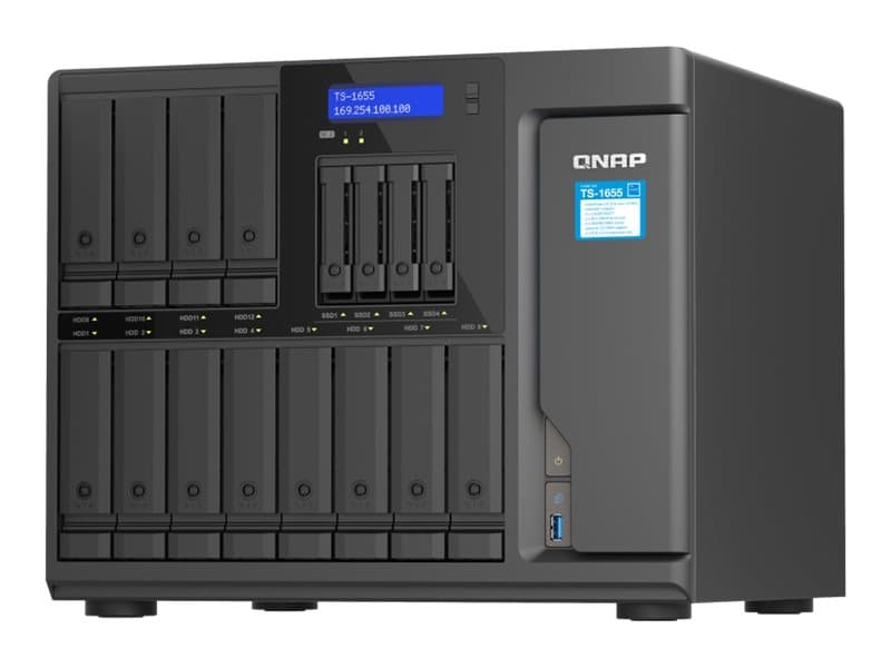 QNAP TS-1655 - NAS-palvelin - RAM-muisti 8 GB