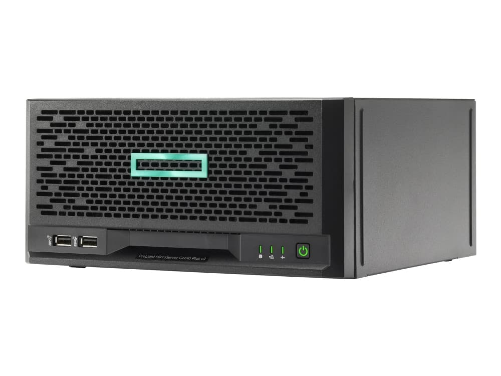 HPE ProLiant MicroServer Gen10 Plus v2 Performance 1 - Palvelin - ultra micro tower - yksisuuntainen - 1 x Xeon E-2314 / 2,8 GHz - RAM 16 GB - SATA - non-hot-swap 3,5 teline(t) - ei kiintolevyä - ei grafiikkaa - GigE - ei käyttöjärjestelmää - display: none