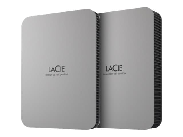 LaCie Mobile Drive Secure, 4000 GB, 3.2 Gen 1 (3.1 Gen 1), Harmaa