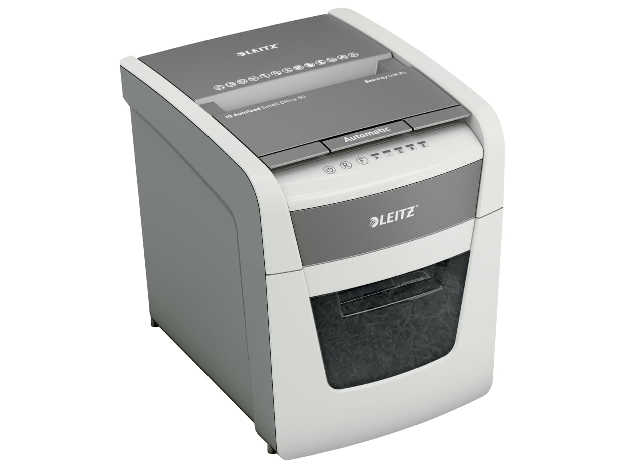 Makulator Leitz IQ AutoFeed Small Office 50X krydsmakulering 4x28 mm (P-4)