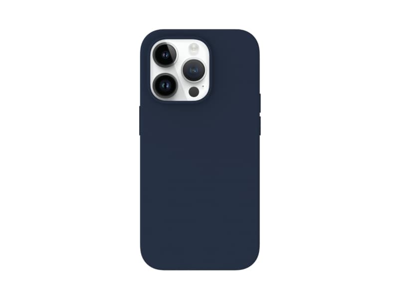 Just Mobile TENC silikonfodral med MagSafe för iPhone 14 Pro - Navy blue