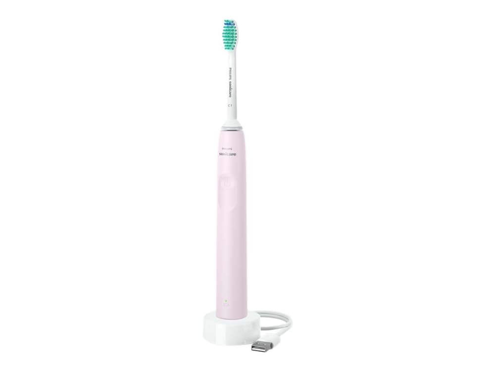 Philips 2100 series HX3651/11, Aikuinen, Sonic-hammasharja, Vihreä, Vaaleanpunainen, Valkoinen, 2 min, 4 x 30 s, Vaaleanpunainen, Ovaali