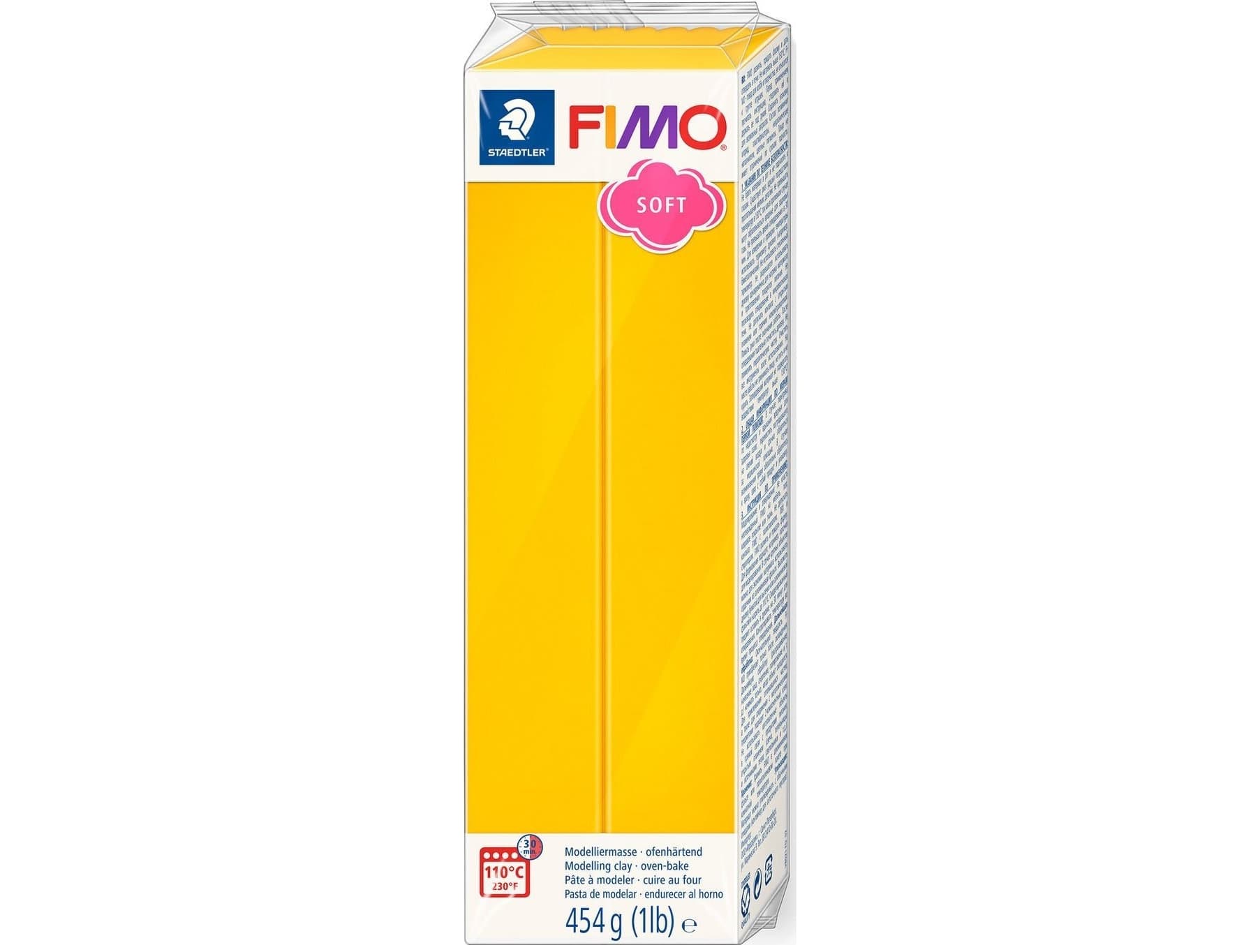 Fimo FIMO FIMO Mod.masse Fimo pehmeä 454g aurinko keltainen